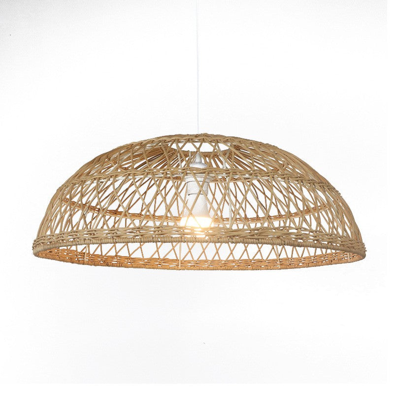 Handwoven Bamboo Chandelier