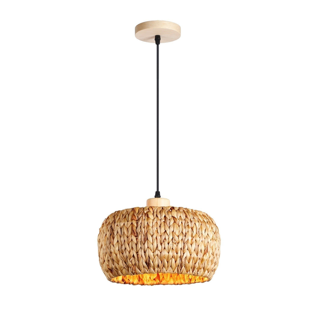 Handwoven Rattan Bamboo Chandelier