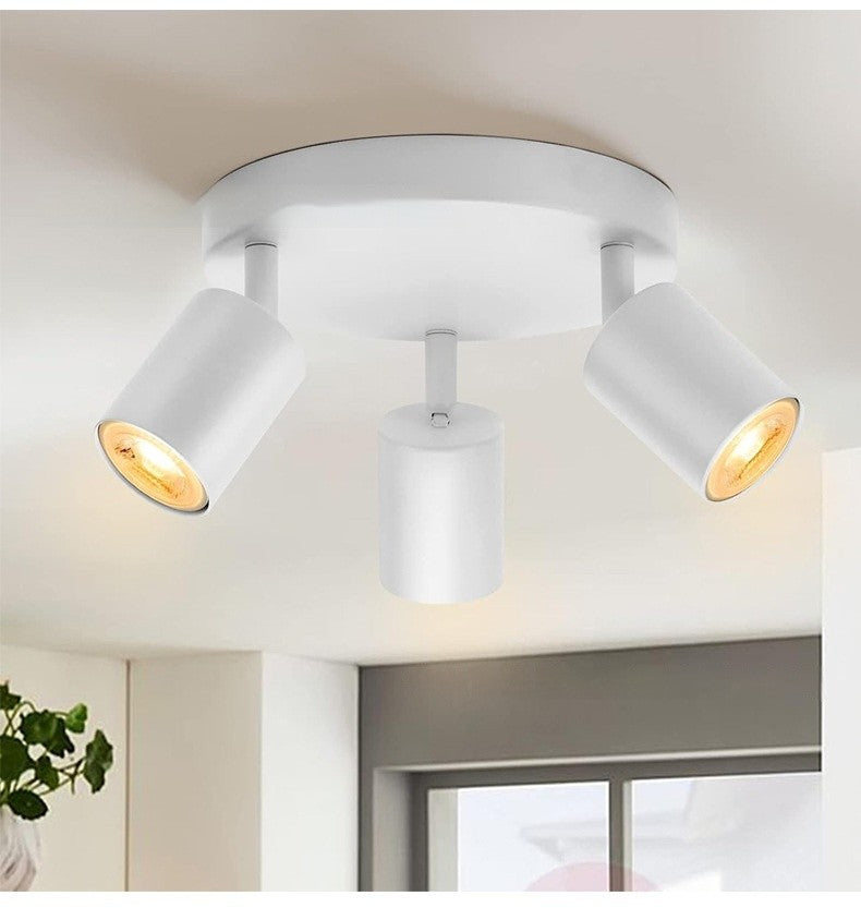 Adjustable 3-Head Ceiling Spotlight