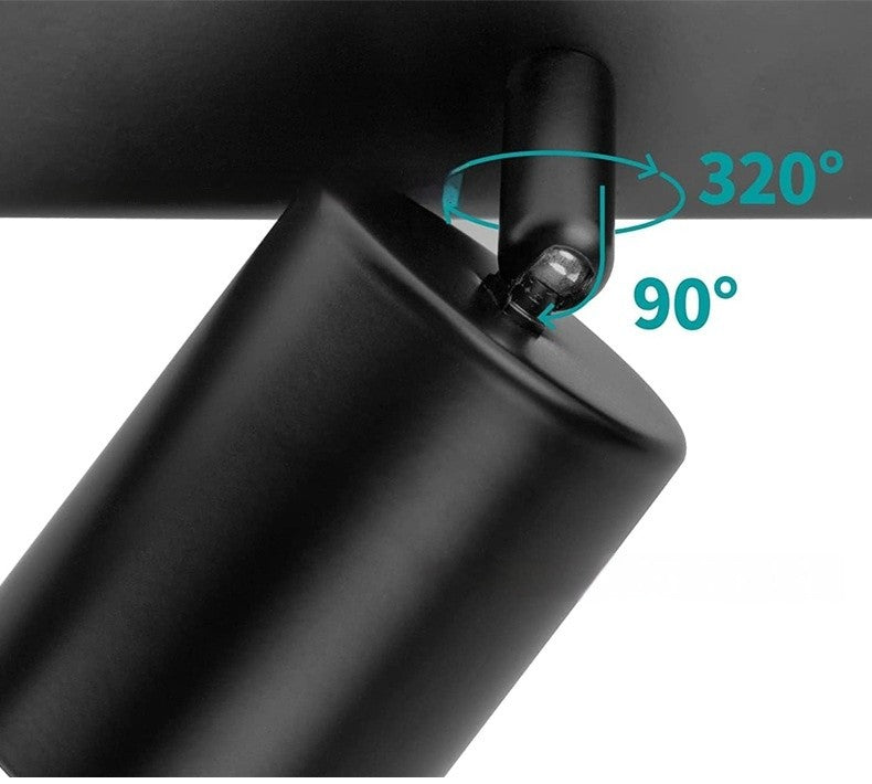 Adjustable 3-Head Ceiling Spotlight