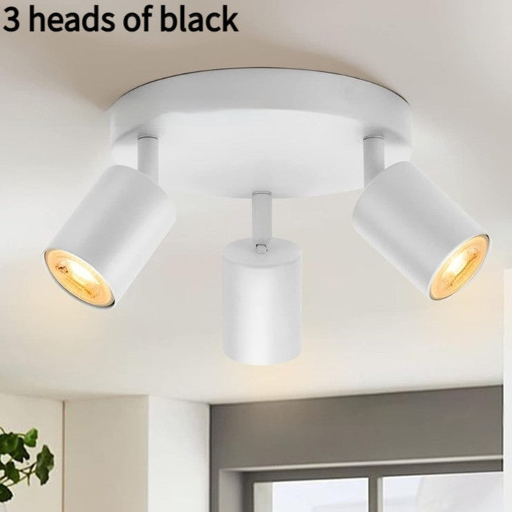 Adjustable 3-Head Ceiling Spotlight