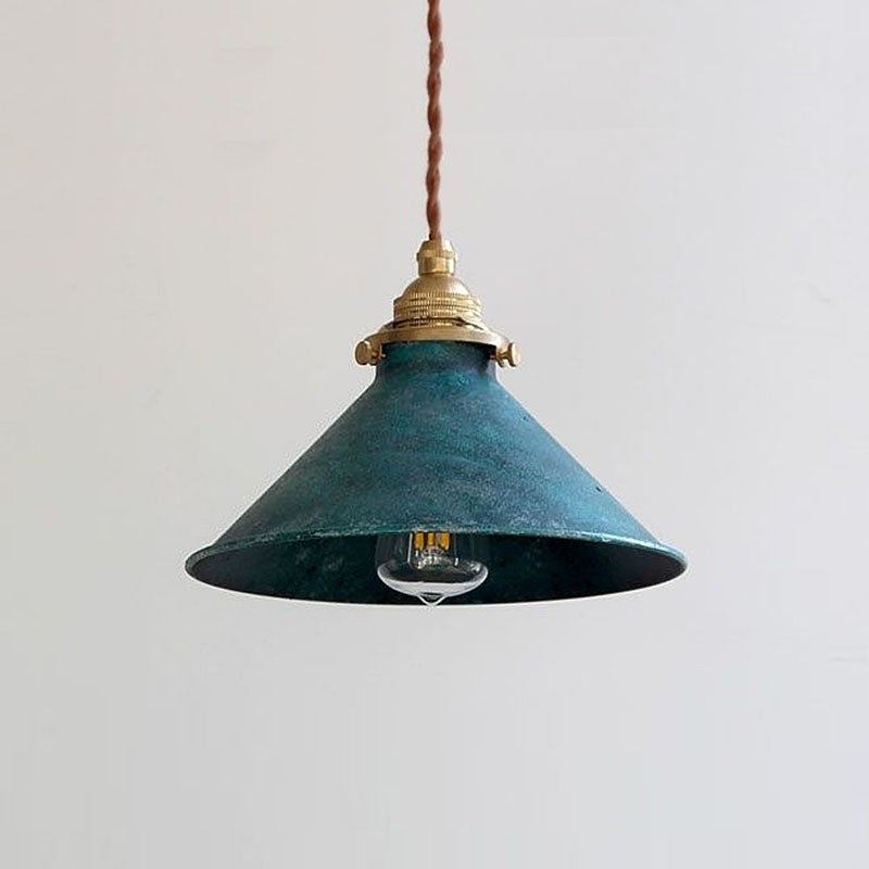 American Industrial Copper Pendant Light