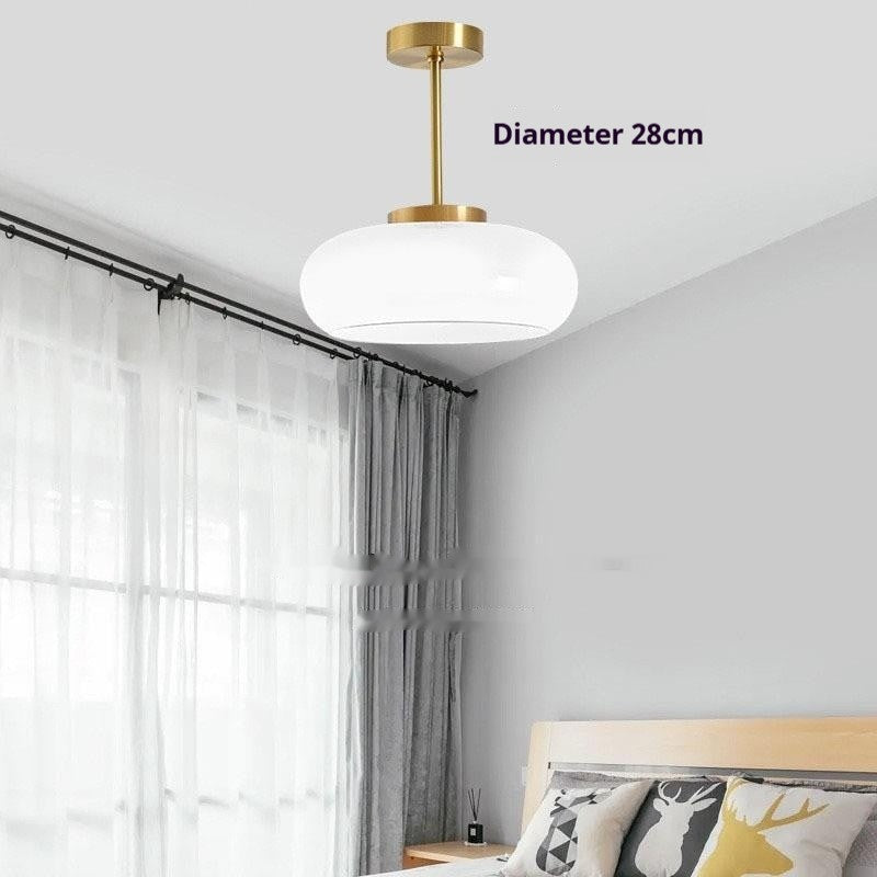 Bauhaus Glass Egg Tart Pendant Lamp