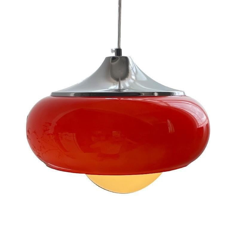 Bauhaus Glass Egg Tart Pendant Lamp