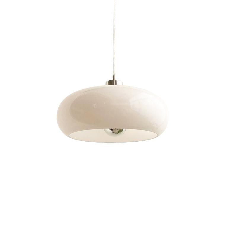 Bauhaus Glass Egg Tart Pendant Lamp