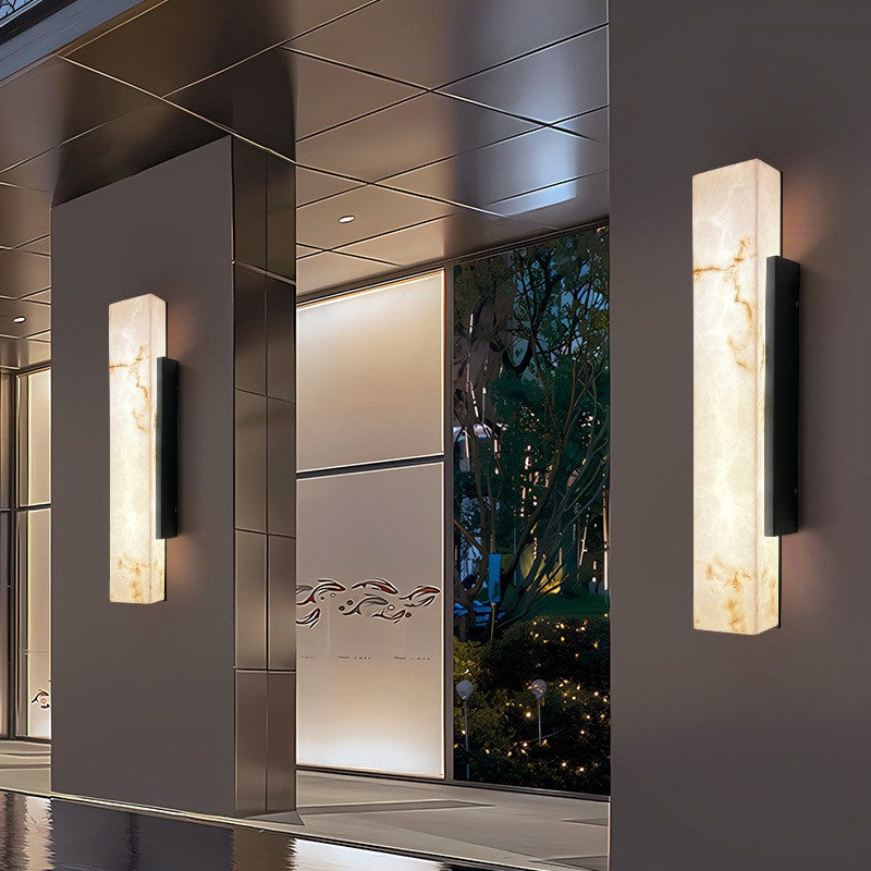 Chinese Marble LED Wall Lamp