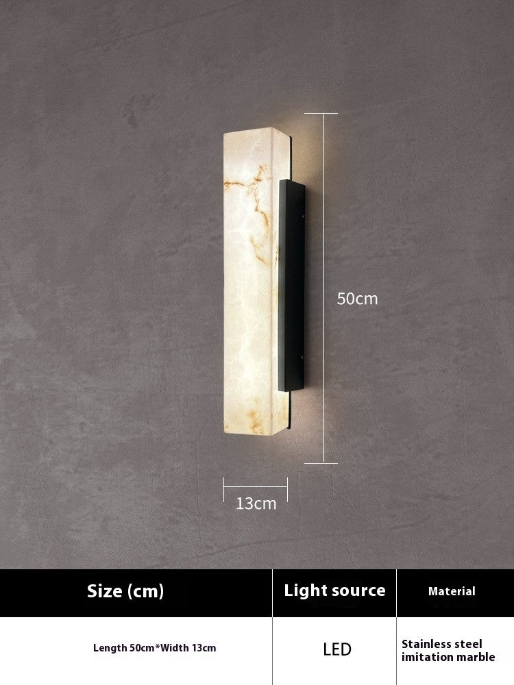 Chinese Marble LED Wall Lamp