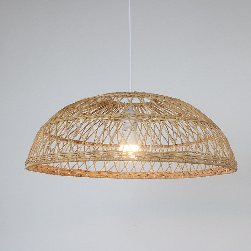Handwoven Bamboo Chandelier