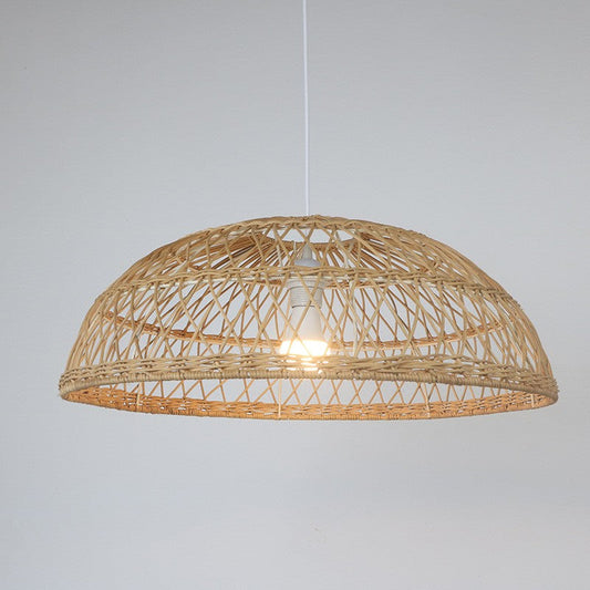 Handwoven Bamboo Chandelier