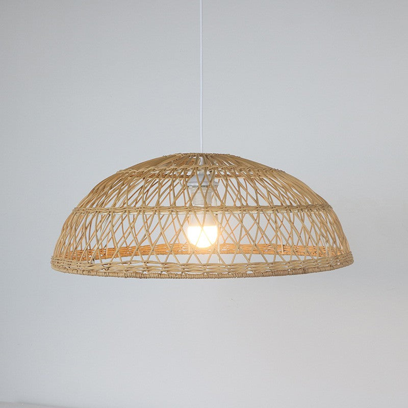 Handwoven Bamboo Chandelier