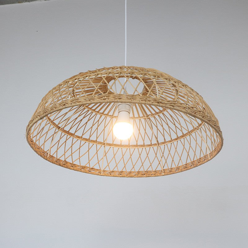 Handwoven Bamboo Chandelier