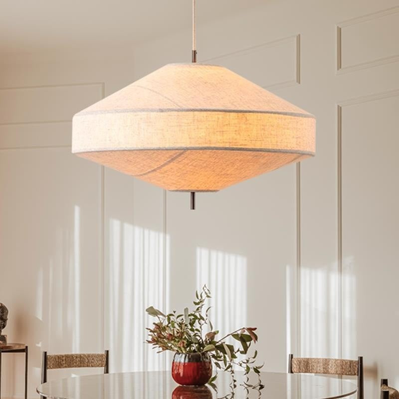 Japanese Fabric Chandelier