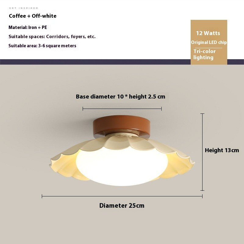 Mid-Century Silent LED Ceiling Light
