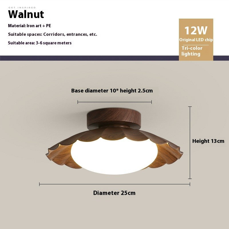 Mid-Century Silent LED Ceiling Light