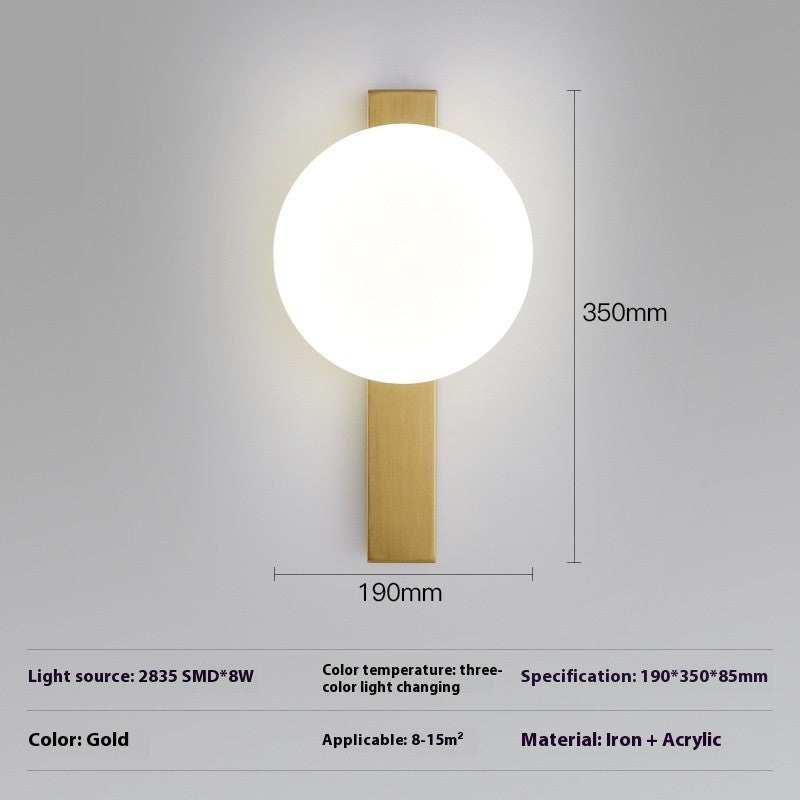 Minimalist Iron Wall Lamp