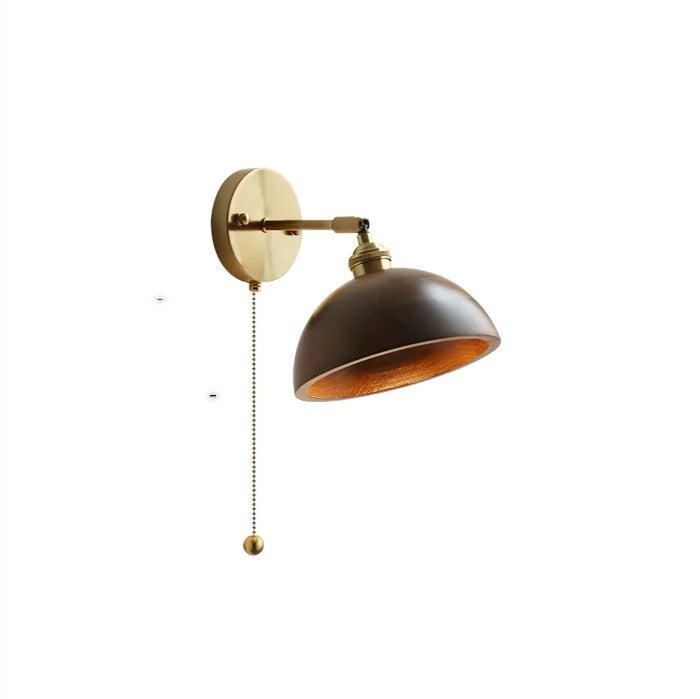 Nordic Wooden Niche Wall Lamp