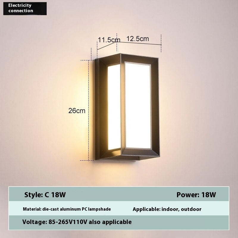 Outdoor Waterproof LED Wall Lamp