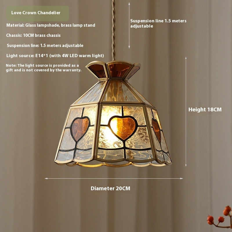 Retro Brass Pendant Light