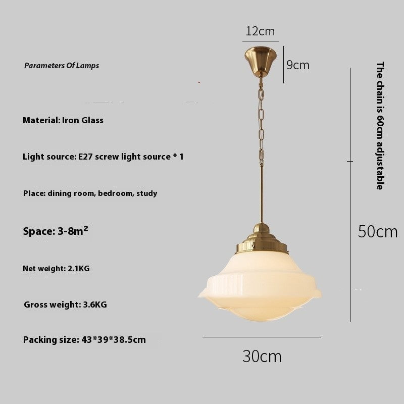 Retro Metal Bar Pendant Lamp