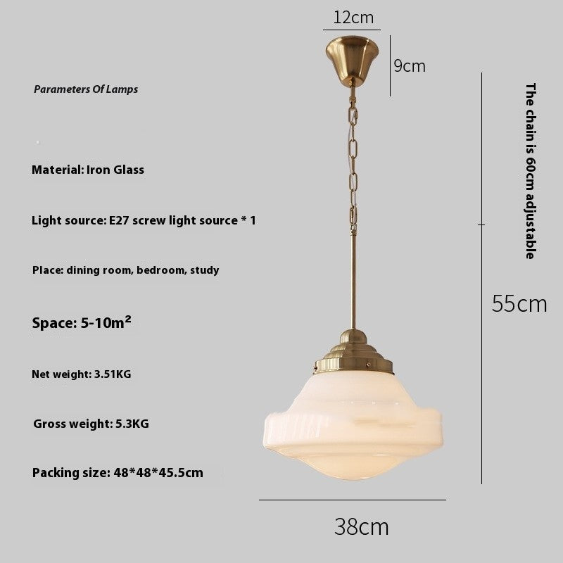 Retro Metal Bar Pendant Lamp
