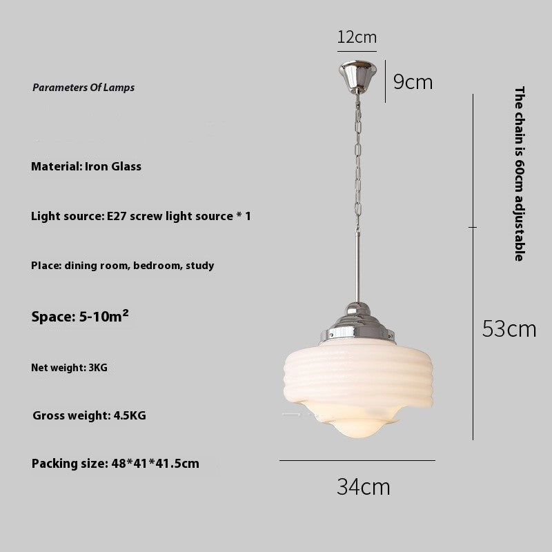 Retro Metal Bar Pendant Lamp